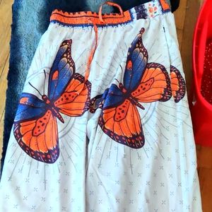 Butterfly top and pants Large polyester
